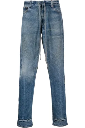 GREG LAUREN Jeans rectos con bolsillos