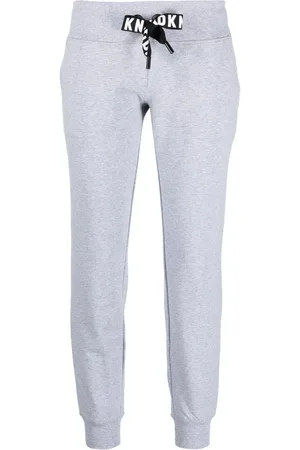 DKNY Pants con cordones y logo estampado