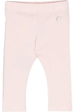 Aigner Pantalones con logo de strass