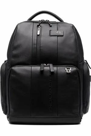 Piquadro Mochila con logo en relieve