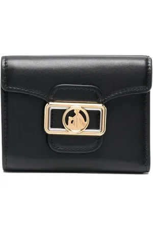Lanvin Cartera con placa del logo pequeña