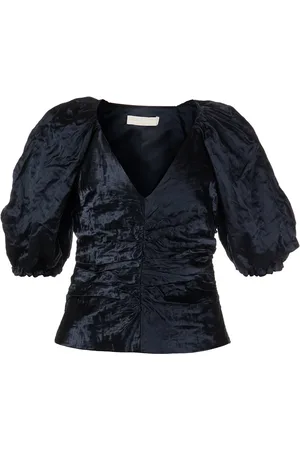 ULLA JOHNSON Top Vera con cuello en V