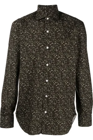 BARBA Camisa con estampado militar