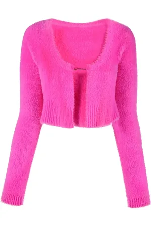 Jacquemus Cardigan corta con logo del dije