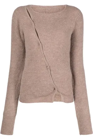 Jacquemus Cardigan Le Maille Pau asimétrico