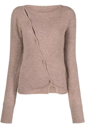 Jacquemus Cardigan Le Maille Pau asimétrico