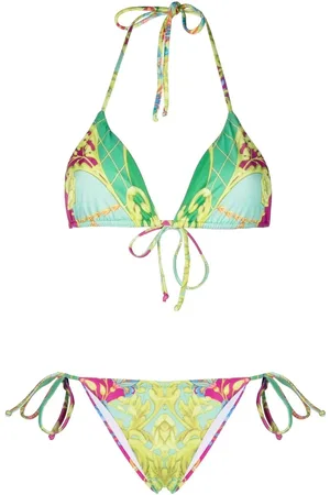 Philipp Plein Bikini bottom con estampado Barroco
