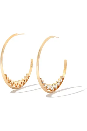 Lizzie Mandler Arracadas Éclat en oro amarillo de 18kt con diamantes