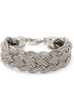 EMANUELE BICOCCHI Pulsera con diseño trenzado