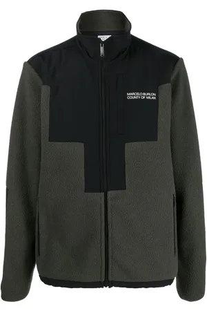 MARCELO BURLON Chamarra con logo estampado