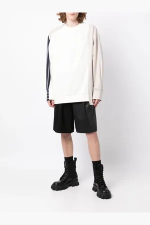 Feng Chen Wang Sudadera con panel de camisa