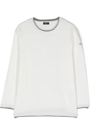 Il gufo Playera con manga larga