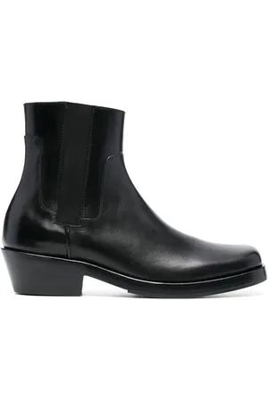 RAF SIMONS Botines con tacón cuadrado de 45 mm