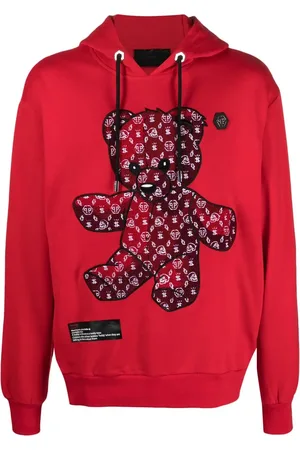 Philipp Plein Hoodie con motivo Teddy Bear