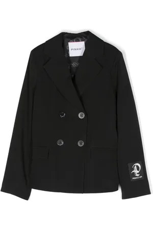 Pinko Blazer con parche del logo y doble botonadura