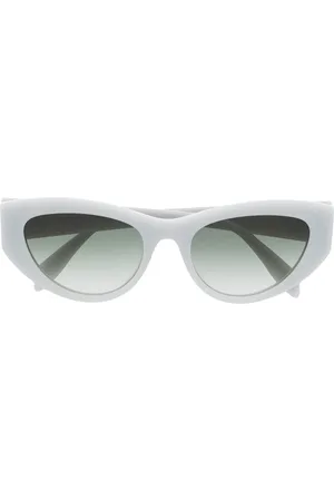 Alexander McQueen Lentes de sol con armazón cuadrada