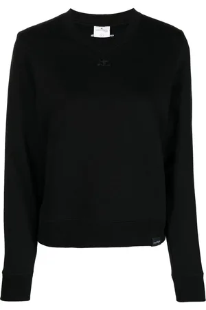 Courrèges Sudadera con parche del logo