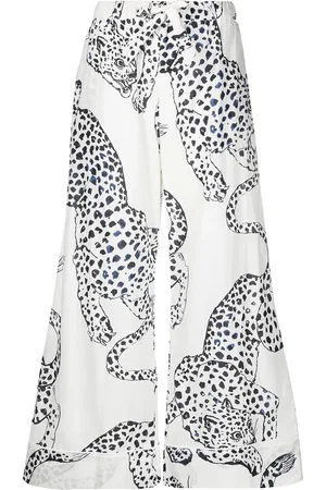 Desmond & Dempsey Pantalones de pijama con motivo de leopardo
