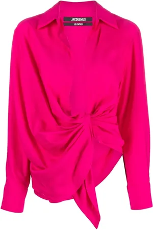 Jacquemus Camisa con detalle de nudo