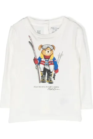 Ralph Lauren Playera Polo Bear de manga larga