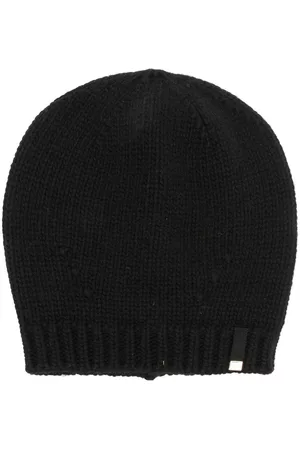 HERNO Mujer Gorros - Gorro con placa del logo