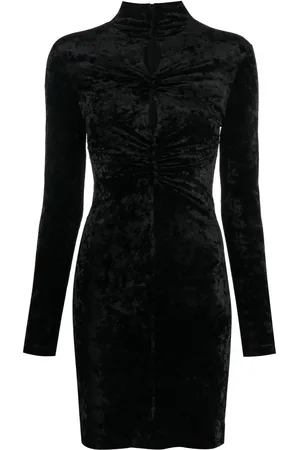 Isabel Marant Vestido efecto de terciopelo