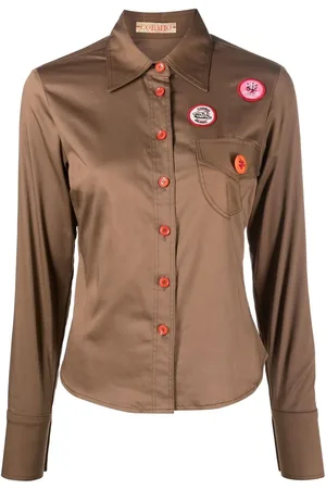 CORMIO Camisa Katy con detalle de parche