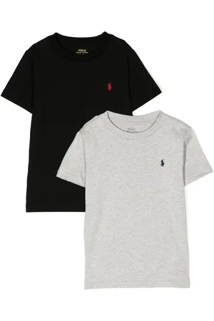 Ralph Lauren Pack de tres playeras con logo bordado