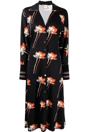 Paul Smith Vestido camisero con estampado floral