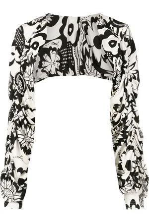 AMIR SLAMA Blusa con estampado floral