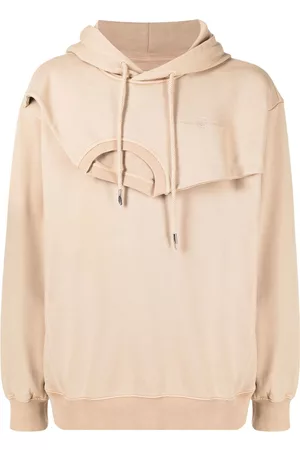 Feng Chen Wang Hoodie con cordones y paneles