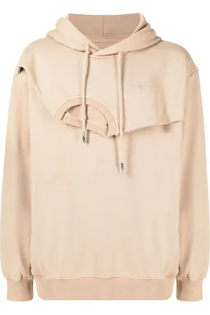 Feng Chen Wang Hoodie con cordones y paneles