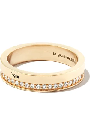 Le Gramme Anillo 7g en oro amarillo de 18kt con diamante