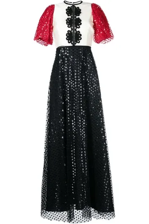 Macgraw Vestido de fiesta bordado con lentejuelas