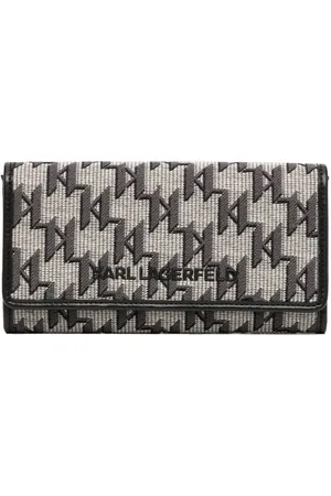 Karl Lagerfeld Cartera con monograma en jacquard