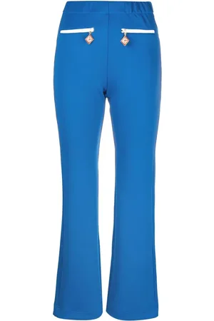 Casablanca Pantalones acampanados con detalle del logo