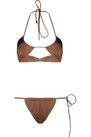 Manokhi Bikini con cuello halter