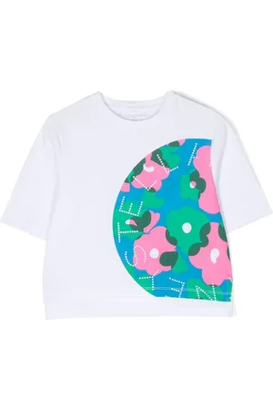 Stella McCartney Playera con logo estampado