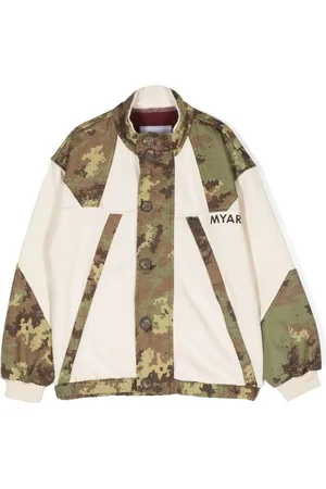 MYAR Chamarra con estampado militar