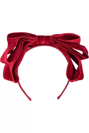 Jennifer Behr Mujer Accesorios para el cabello - Katya layered velvet-bow headband