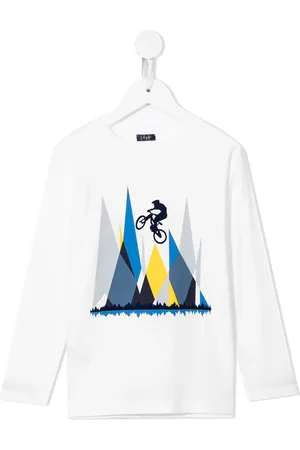 Il gufo Playera con estampado gráfico