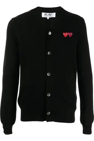 Comme des Garçons Cárdigan Double Heart
