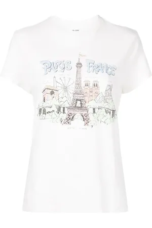 RE/DONE Playera holgada con estampado