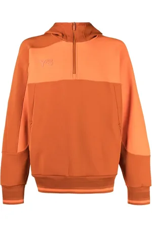 Y-3 Hoodie con parche del logo y cierre