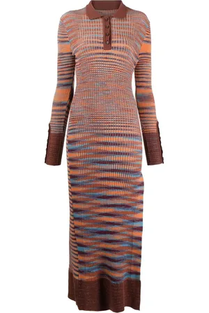 Jacquemus Vestido tejido con motivo de rayas