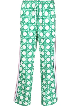 Casablanca Pantalones rectos con monograma estampado