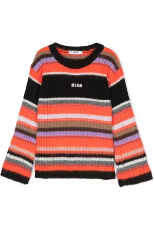 Msgm Suéter con logo bordado