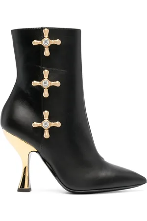 Moschino Botas con detalle de grifo y tacón de 100mm