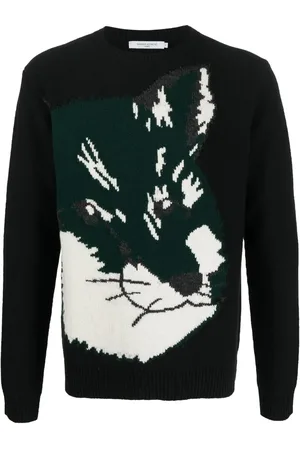 Maison Kitsuné Suéter con motivo Fox Head
