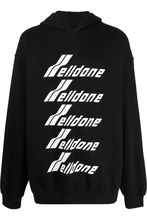 We11 Done Hoodie con logo estampado